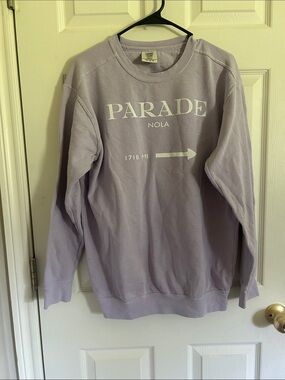Parade NOLA Lavender Crewneck Sweatshirt - Unbranded